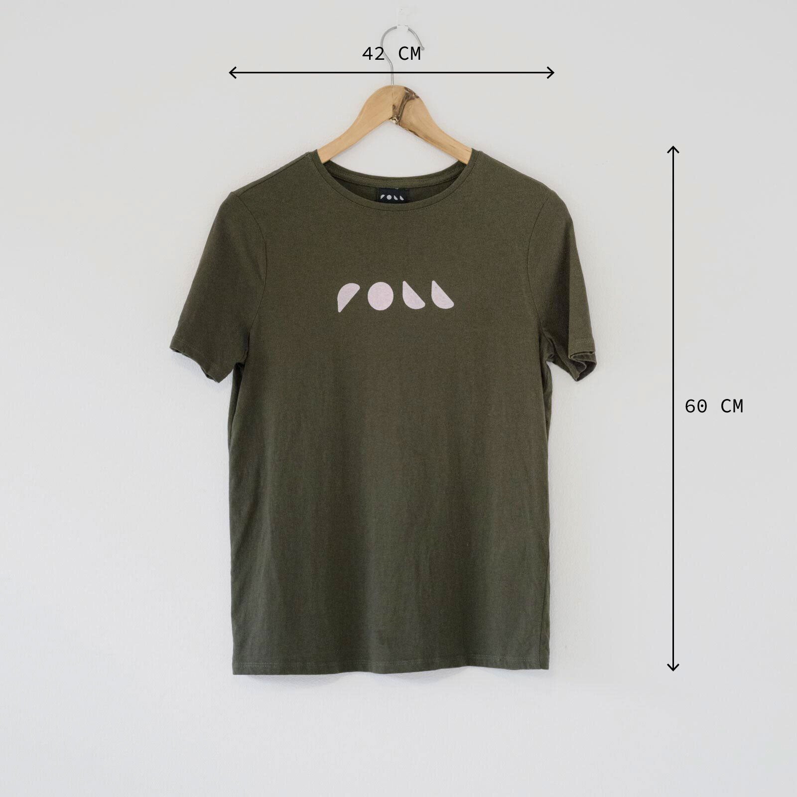 Roll Upcycled / Logo Tee / Olive / XS