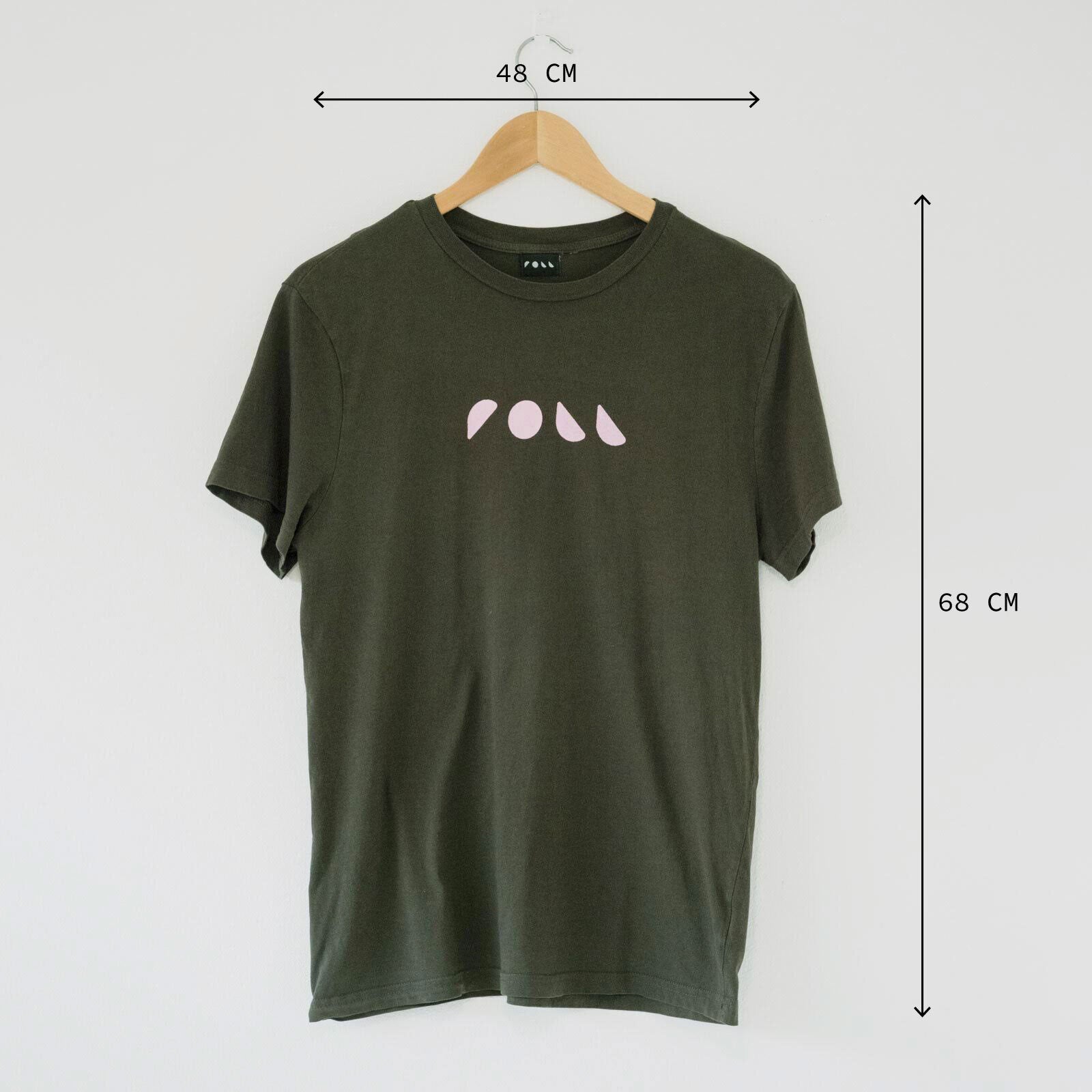 Roll Upcycled / Logo Tee / Olive / M