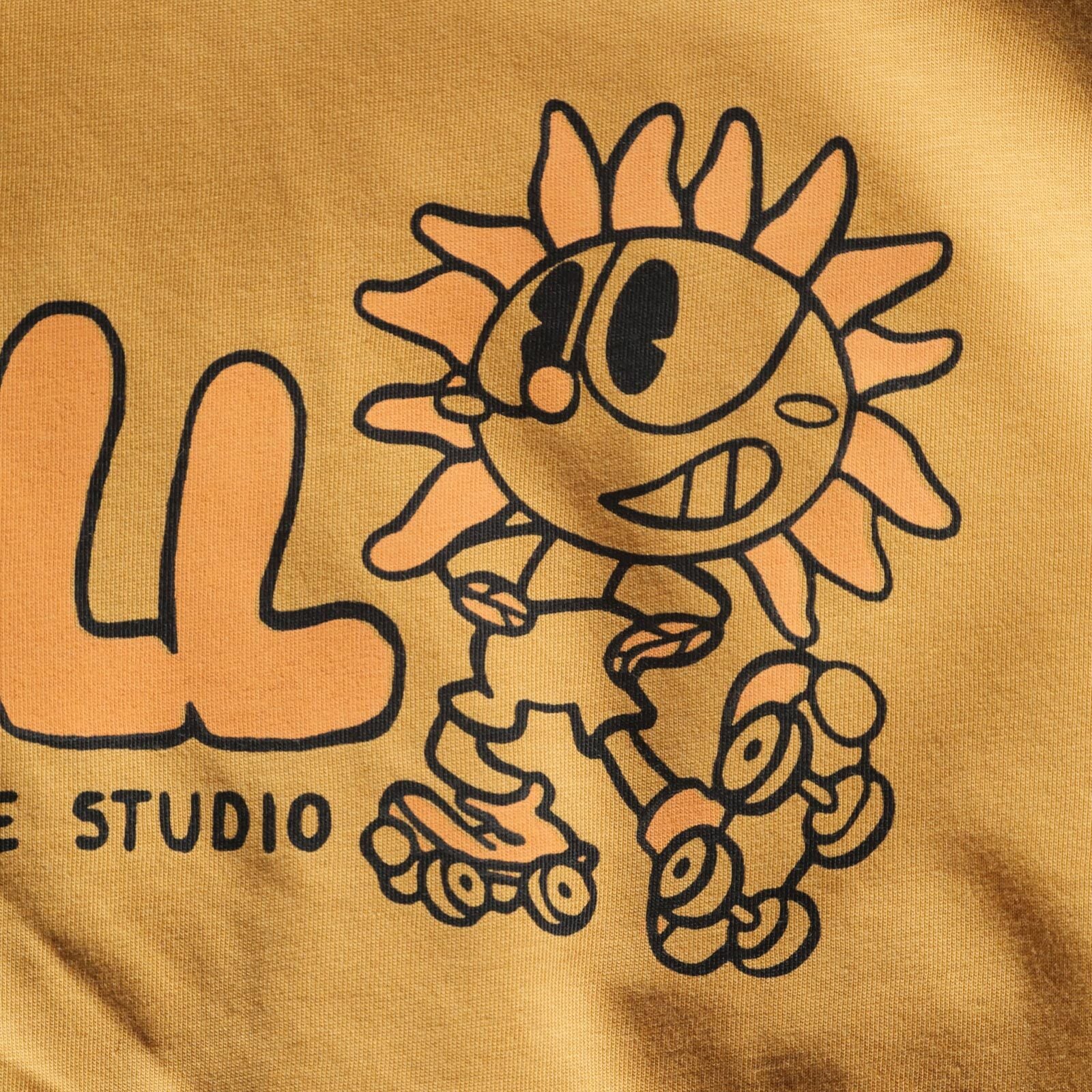 Roll Upcycled / Sunflower Tee / Mustard / L