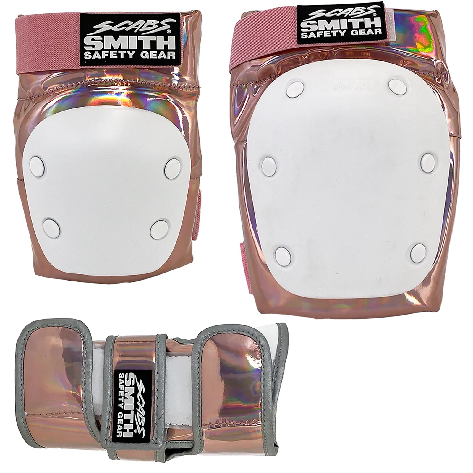 Smith Scabs Protective Tri-Pack / Adult / Blushed Luxury Rose Gold