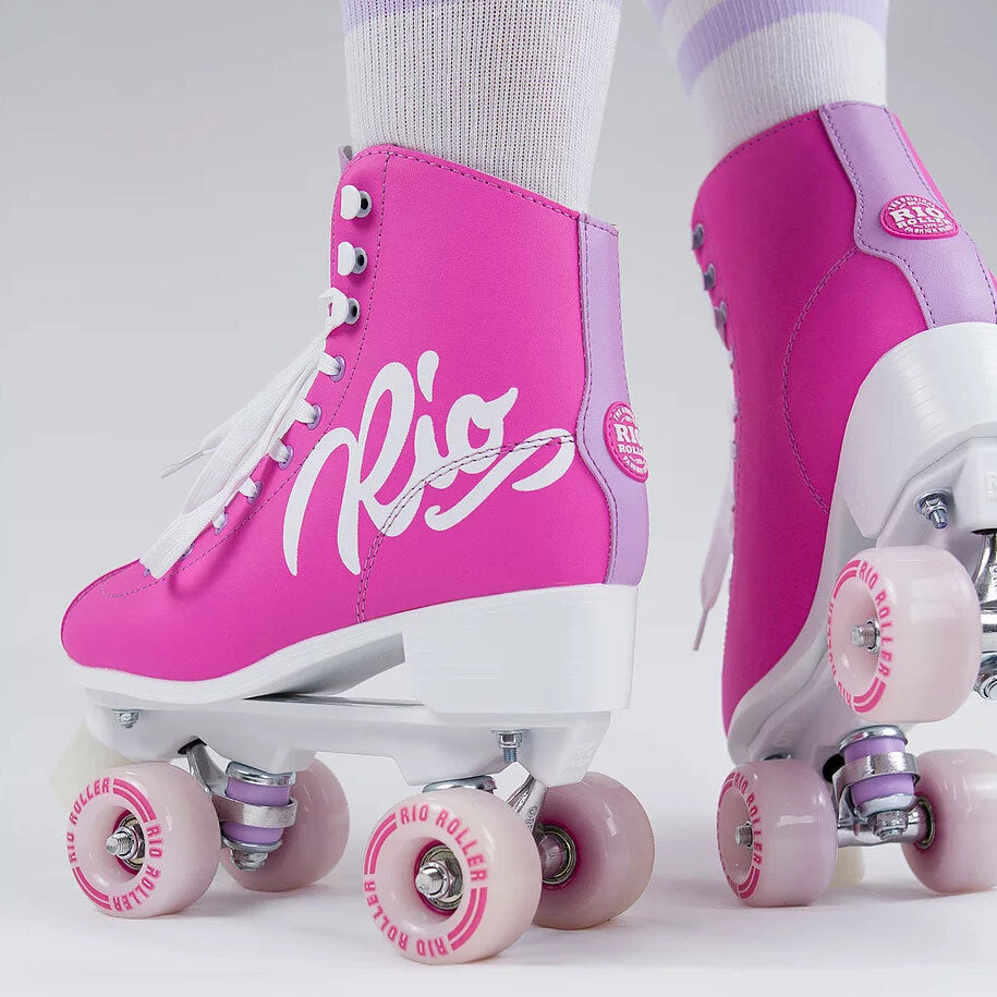 Rio Roller Script Skates / Pink Lilac