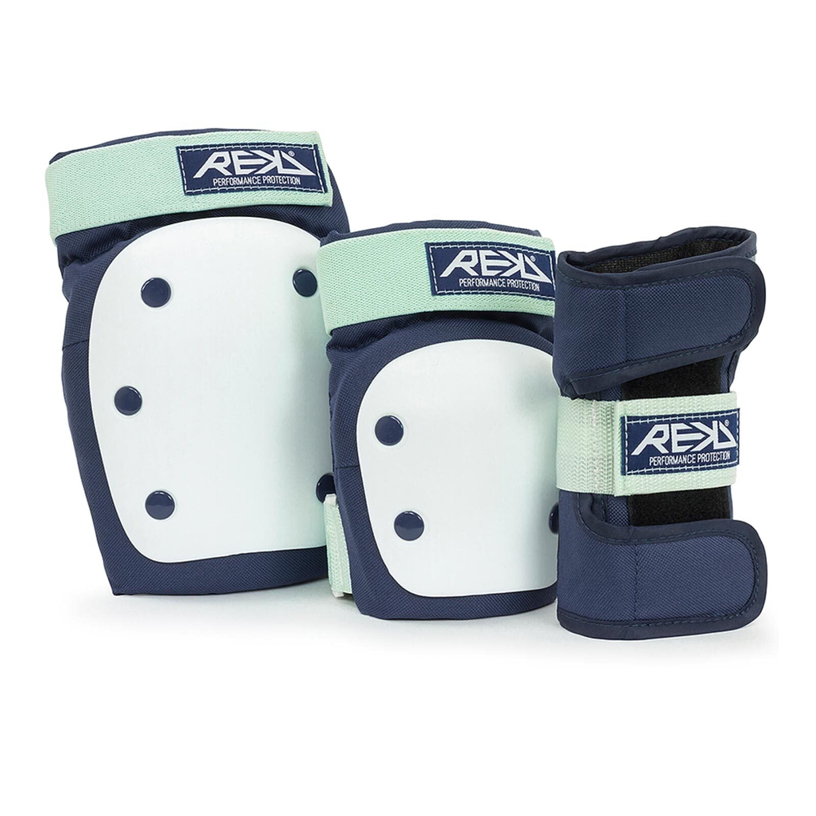 REKD Heavy Duty Triple Pad Set / Adult / Blue Mint