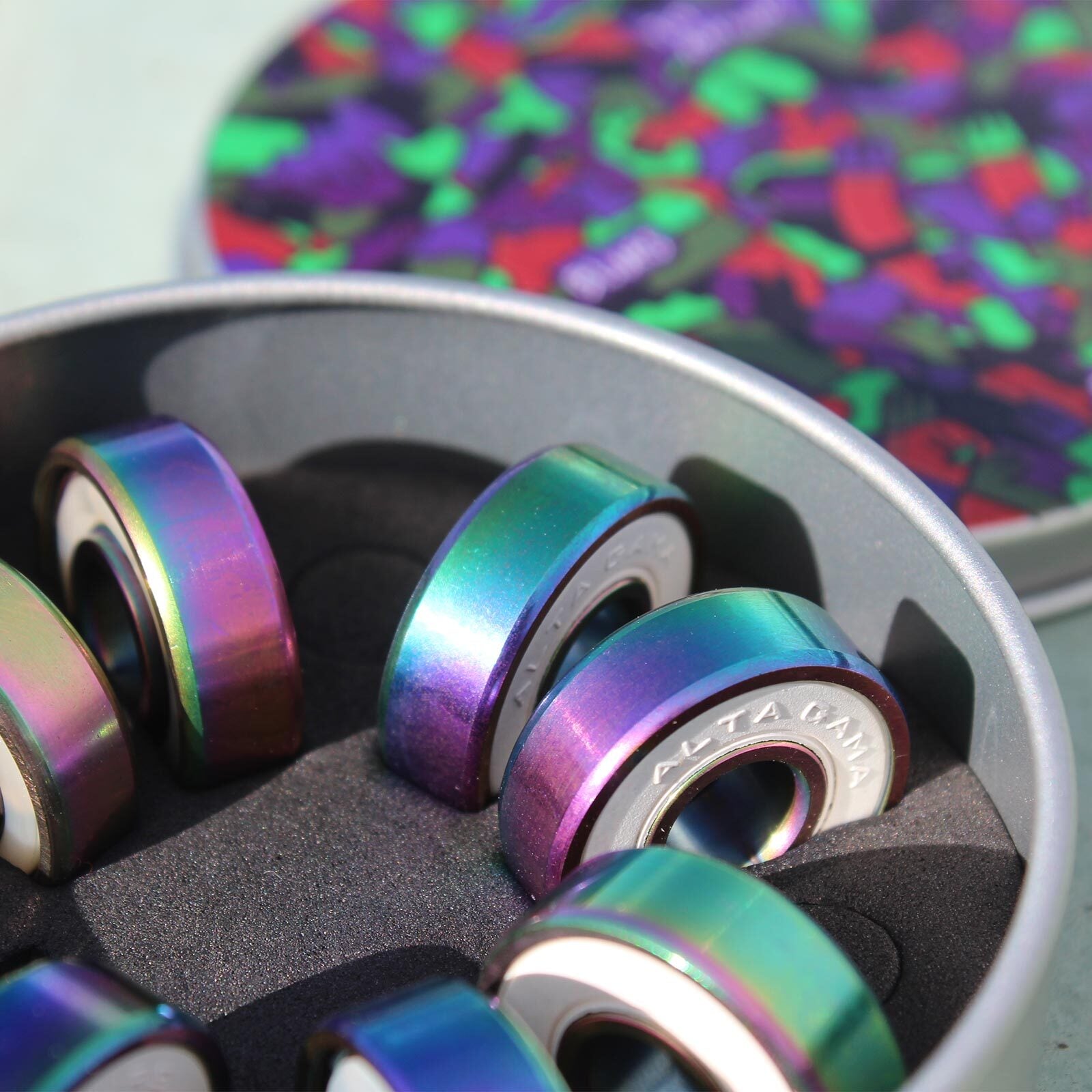 Blurs Bearings Titanium Colourful (8 Pack)