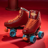 Riedell Crew Roller Skates / Crimson
