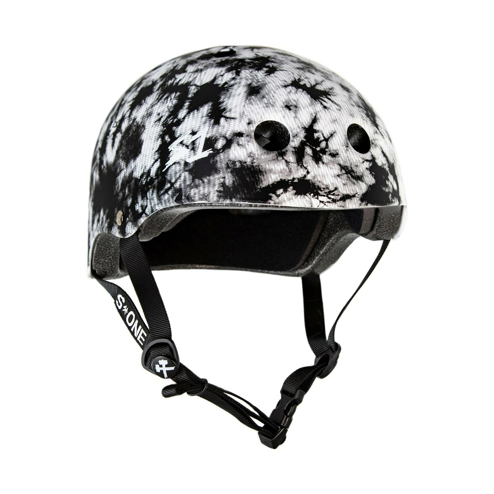 S1 Lifer Helmet (Certified) / Black White Tie Dye