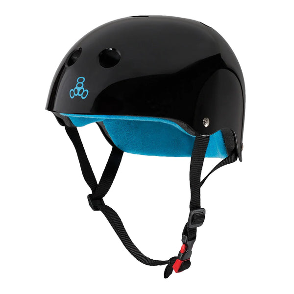 Triple 8 THE Certified Sweatsaver Helmet / Black Gloss