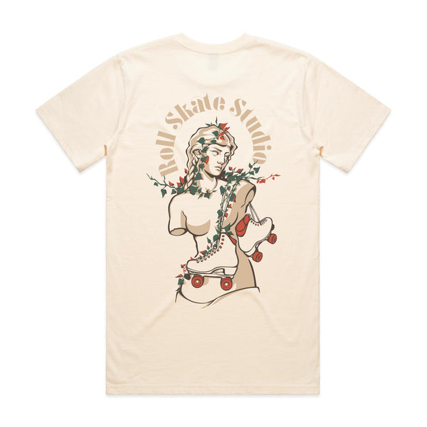 Roll Skate Studio Goddess Tee / Ecru