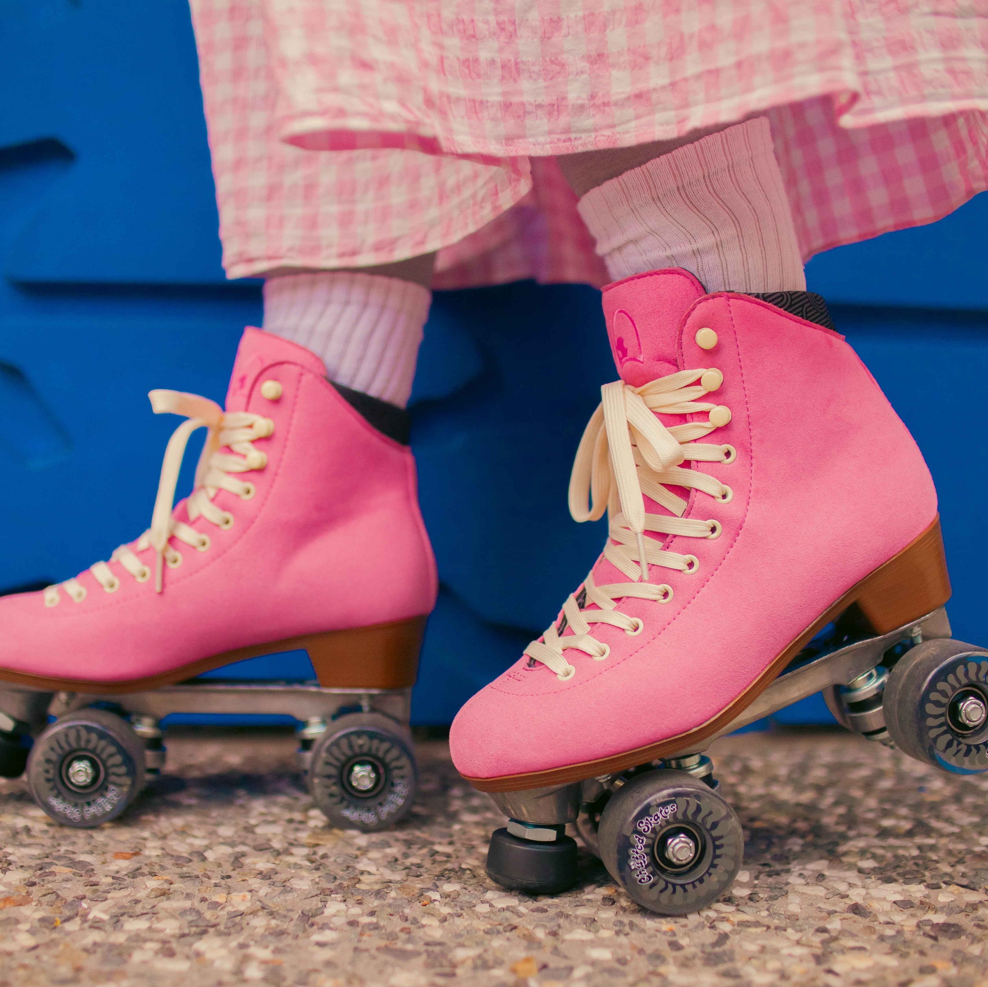 Chuffed Wanderer Roller Skates / Vegan Pink