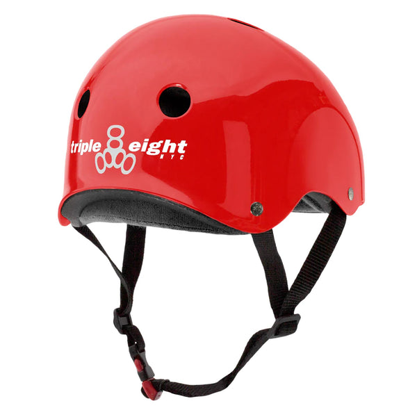 Triple 8 THE Certified Sweatsaver Helmet / Red Gloss