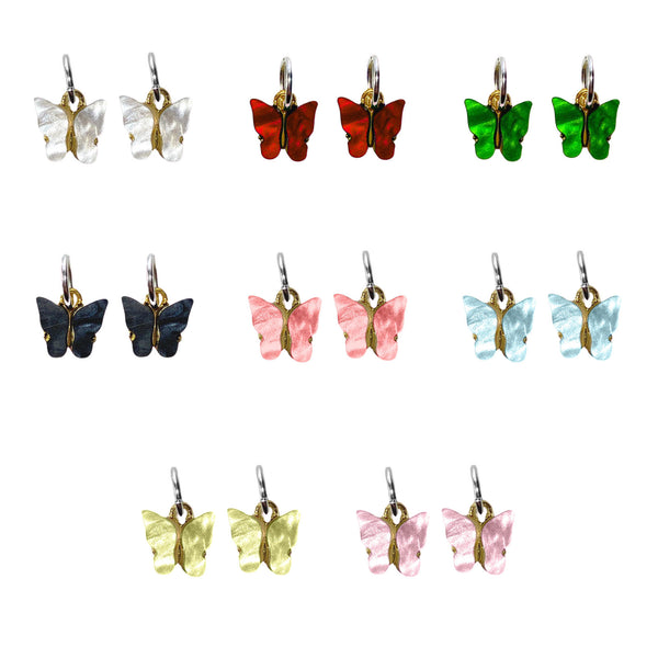 One Stop Butterfly Skate Charm (Pair)