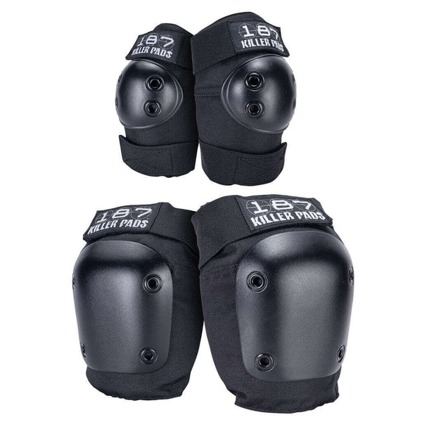 187 Knee & Elbow Pad Combo Pack / Black / XS