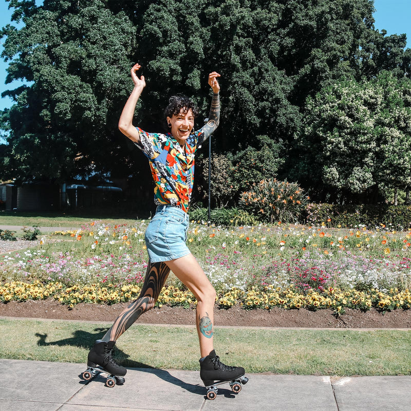 Chuffed Wanderer Roller Skates / Vegan Black