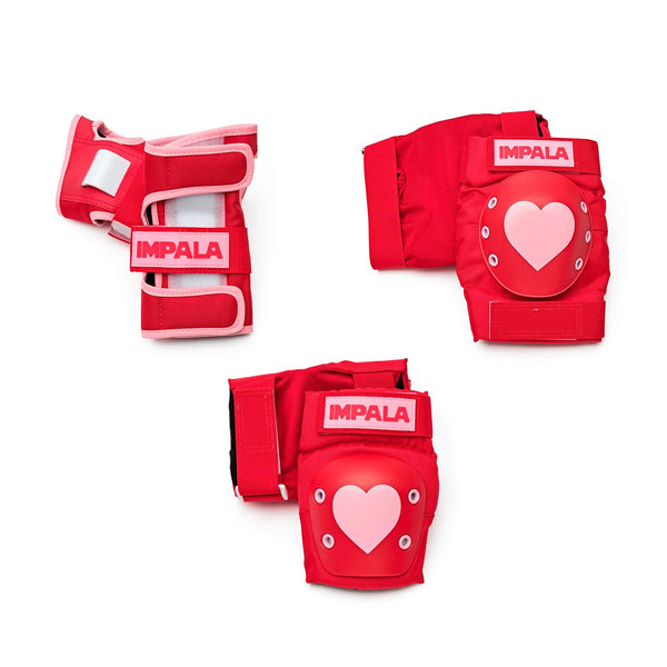 Impala Protective Tri-Pack / Junior / Red Hearts