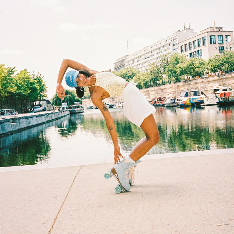 Impala Samira Suede Rollerskates / Dusty Blue