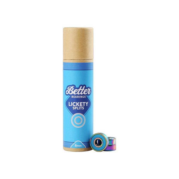 Better Bearings Lickety Splits ABEC 7 (16 Pack) / Blue / 8mm