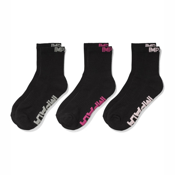 Impala Everyday Socks (3 Pack) / Black