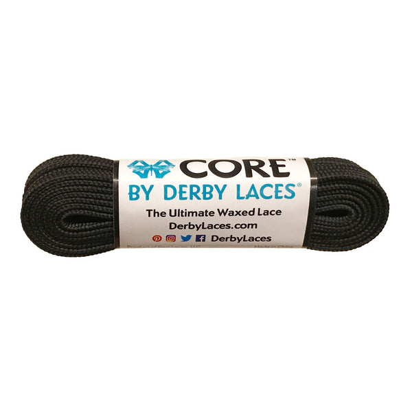 Derby Laces Core / Black / 96in (244cm)