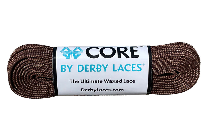 Derby Laces Core / Chocolate Brown / 96in (244cm)