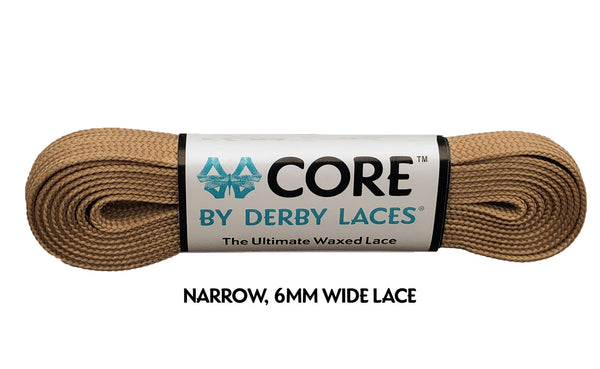 Derby Laces Core / Coffee Latte Brown / 96in (244cm)