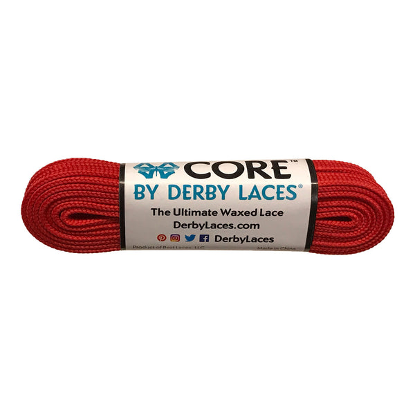 Derby Laces Core / Red / 96in (244cm)