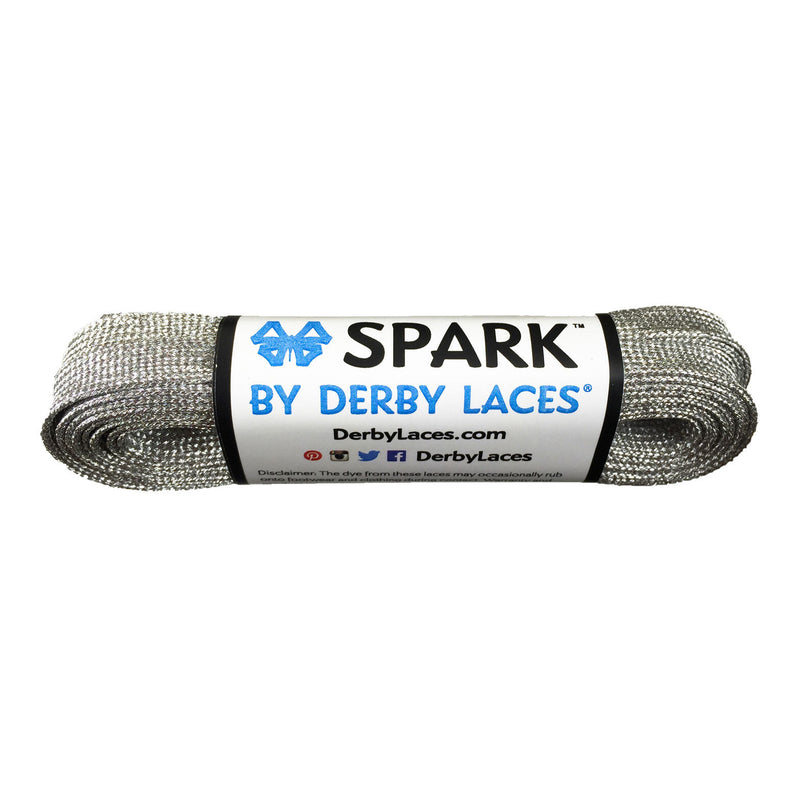 Derby Laces Spark / Silver / 96in (244cm)