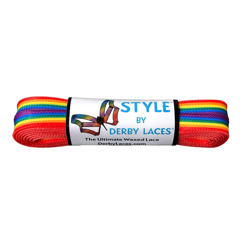 Derby Laces Style / Rainbow Stripe / 96in (244cm)