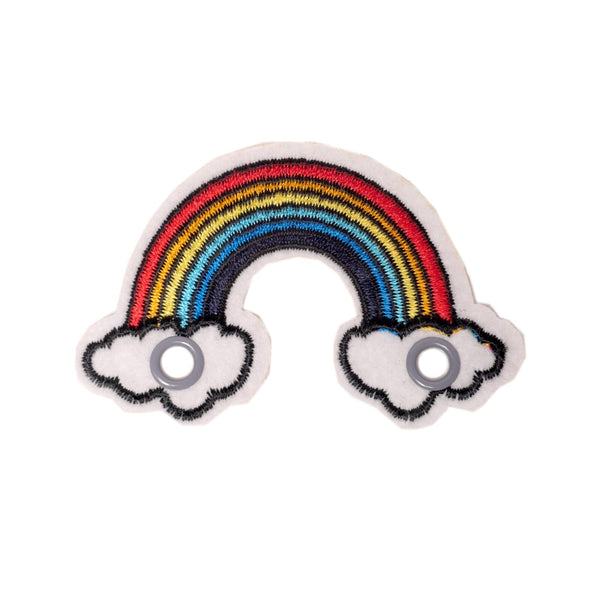 Elsies Embroidered Skate Accessories (Single) / Cloud Rainbow