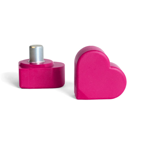 Grindstone Heartstopper Adjustable Toe Stops / Magenta Mama / Short