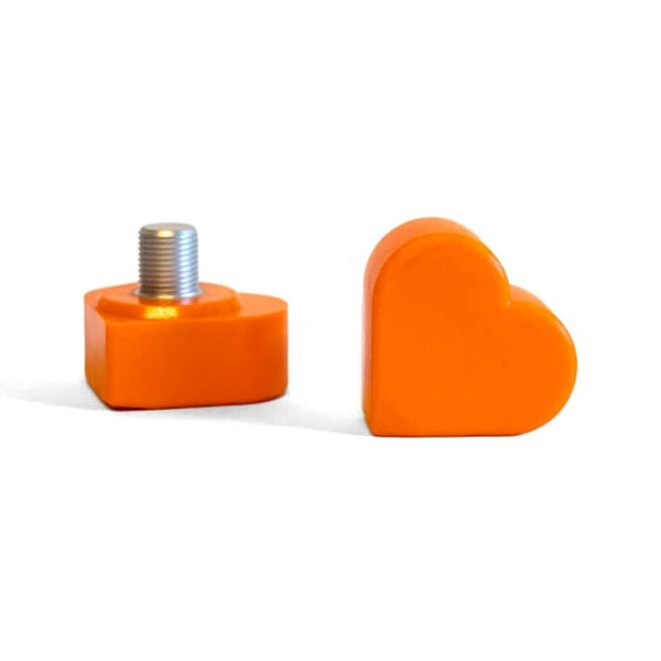 Grindstone Heartstopper Adjustable Toe Stops / Orange U Glad / Short