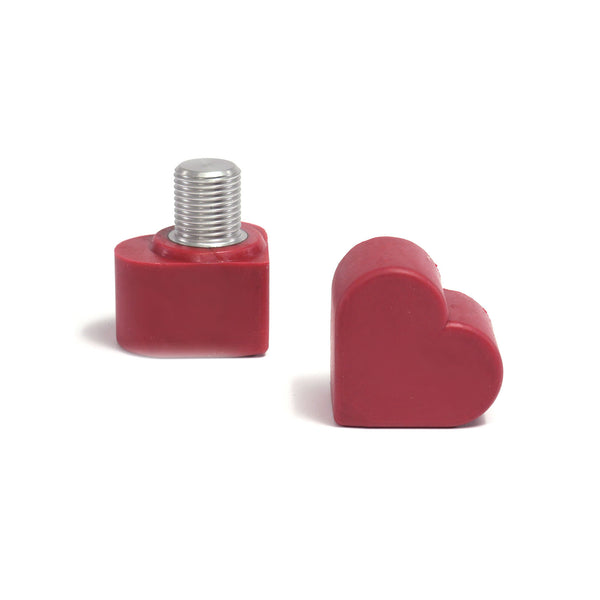 Grindstone Lil Heartstopper Adjustable Toe Stops / Scarlet Begonia