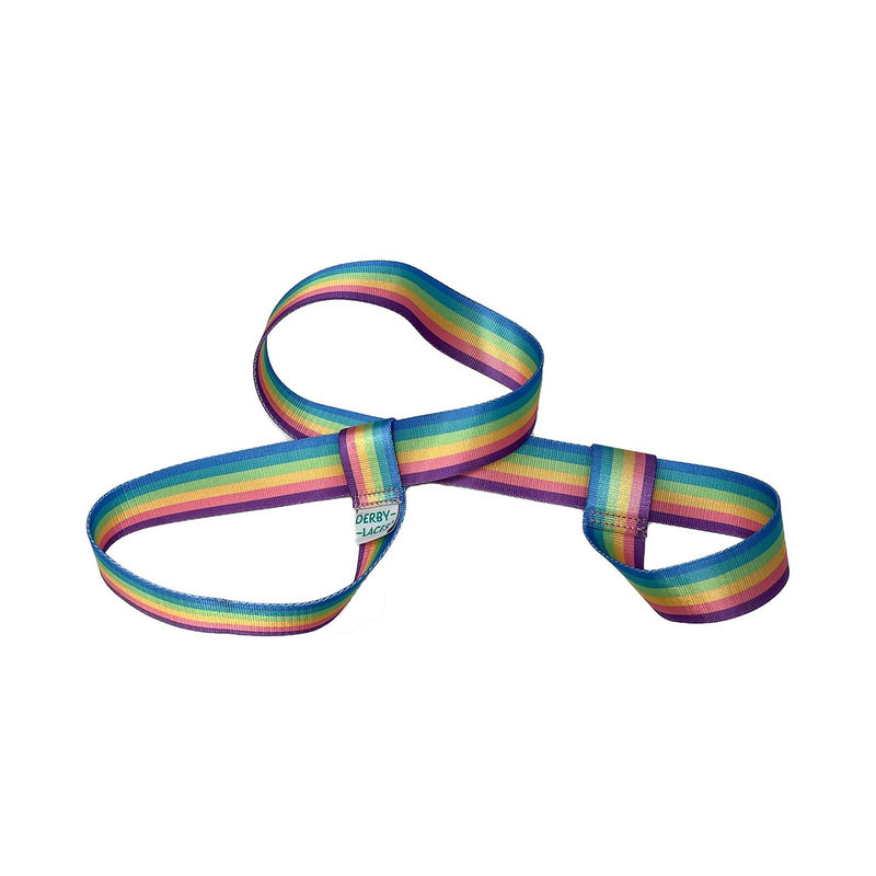 Derby Laces Skate Gear Leash / Pastel Rainbow Stripe Shop at Roll