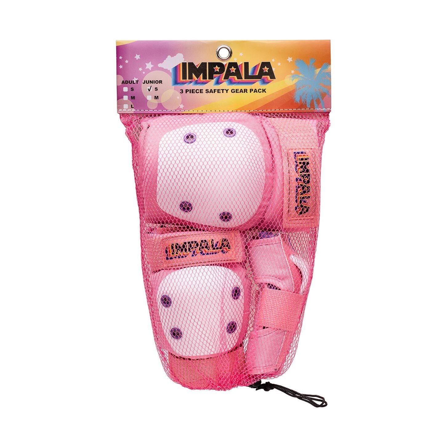 Impala Protective Tri-Pack / Junior / Pink