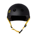 S1 Lifer Helmet (Certified) / Black Matte (Yellow Straps)