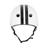 S1 Lifer Helmet (Certified) / White Gloss Black Stripes
