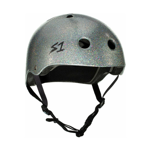 S1 Lifer Helmet (Certified) / Silver Gloss Glitter