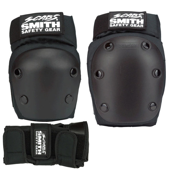 Smith Scabs Protective Tri-Pack / Adult / Black / XL