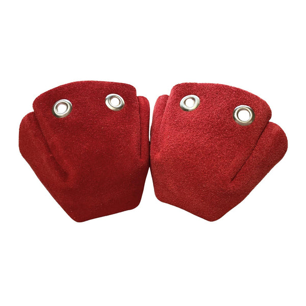 One Stop Suede Toe Guards / Poppy Red