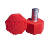 One Stop Adjustable Toe Stops / Red