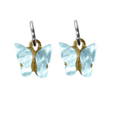 One Stop Butterfly Skate Charm (Pair) / Blue