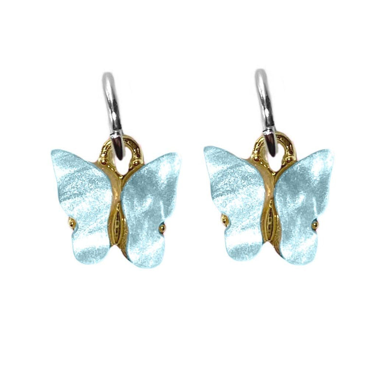 One Stop Butterfly Skate Charm (Pair) / Blue