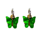 One Stop Butterfly Skate Charm (Pair) / Green