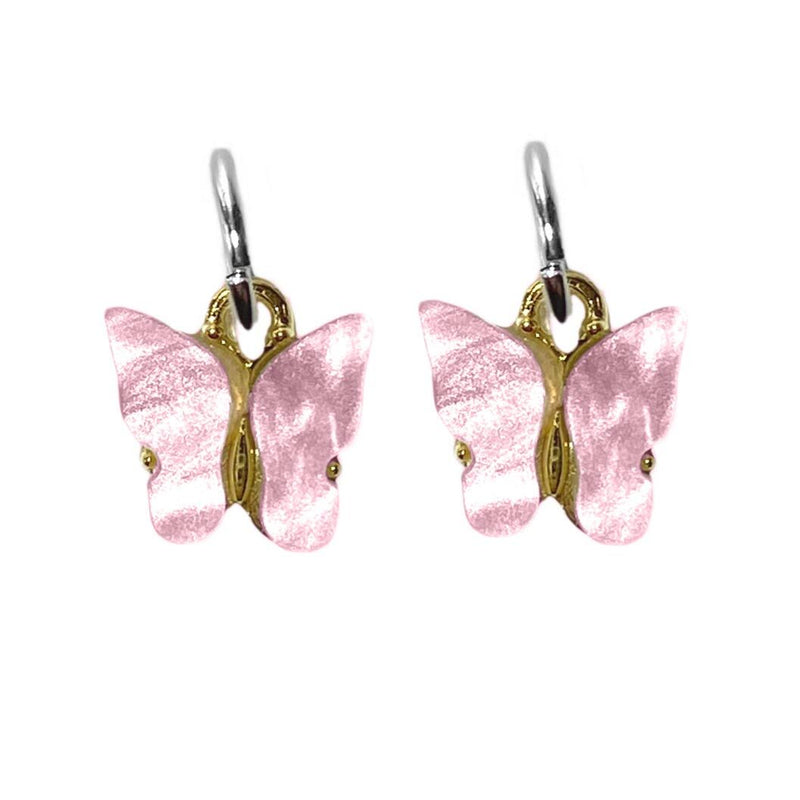 One Stop Butterfly Skate Charm (Pair) / Pink