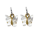 One Stop Butterfly Skate Charm (Pair) / White