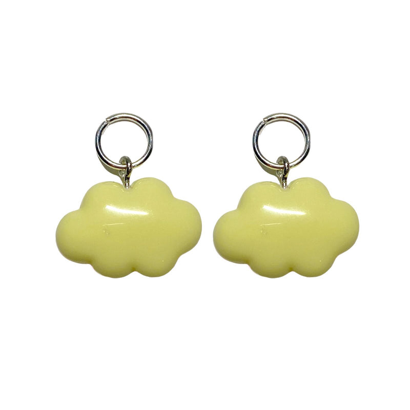 One Stop Cloud Skate Charm (Pair) / Yellow