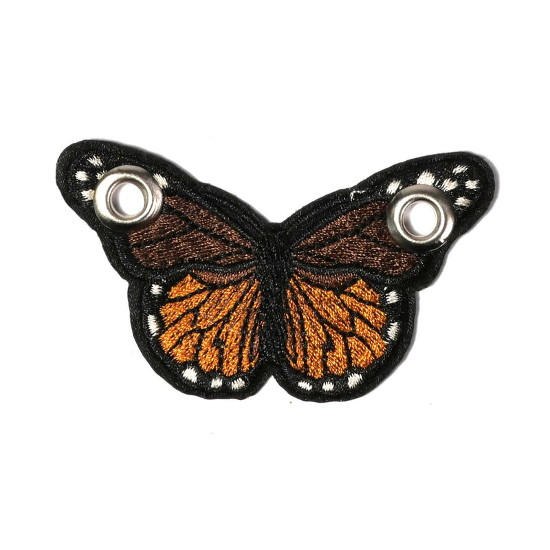 One Stop Large Embroidered Butterfly (Single) / Brown