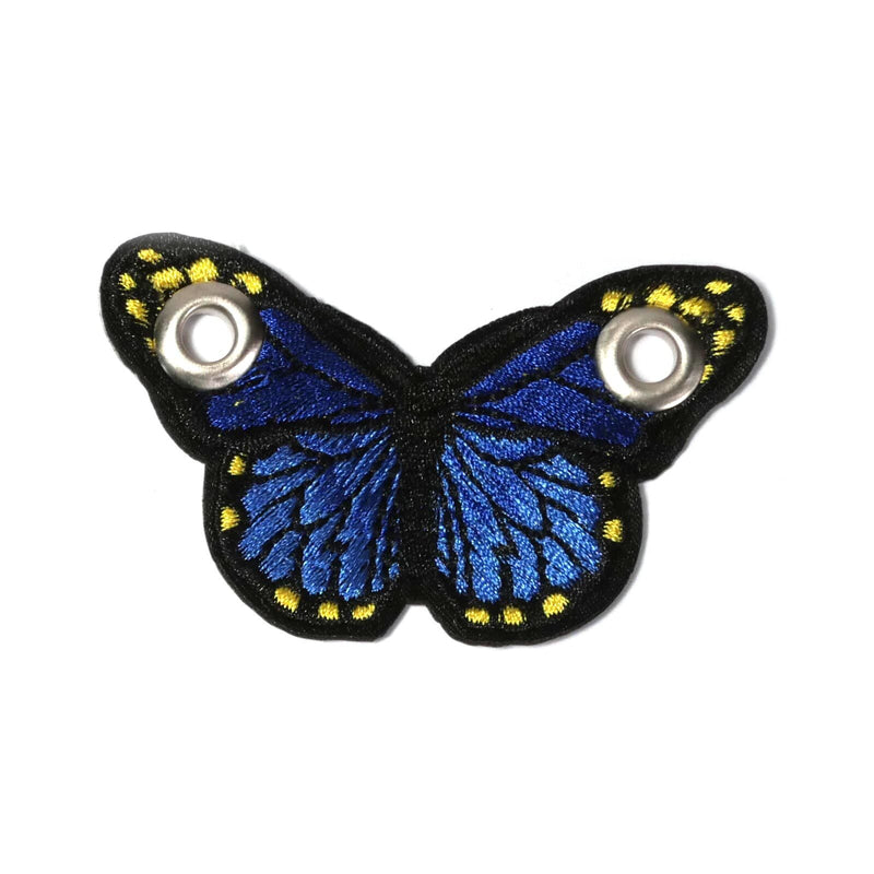 One Stop Large Embroidered Butterfly (Single) / Navy