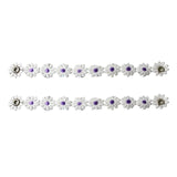 One Stop Long Daisy Chain (Pair) / Purple