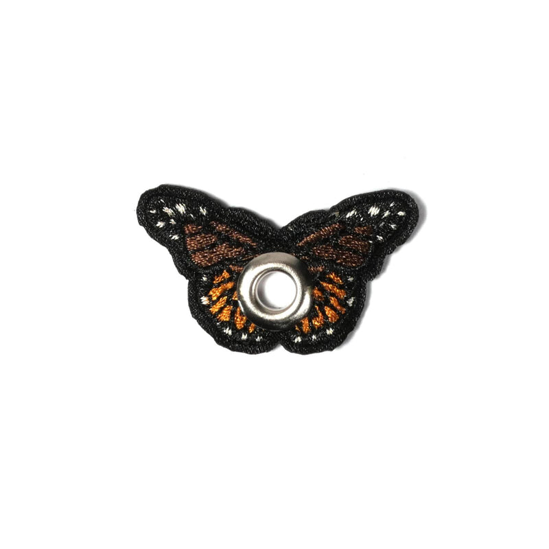 One Stop Small Embroidered Butterfly (Single) / Brown