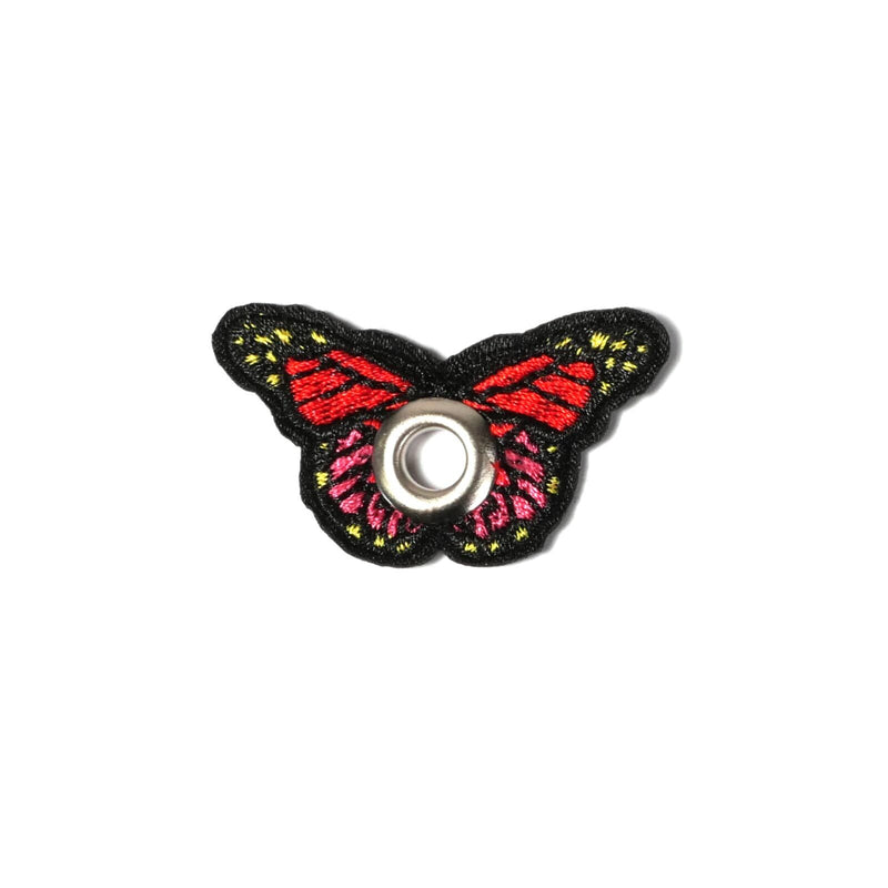 One Stop Small Embroidered Butterfly (Single) / Red