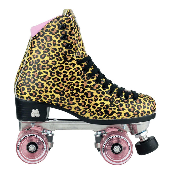 Moxi Jungle Roller Skates / Leopard / 9
